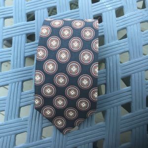 Joseph A. Bank - Mens necktie black/maroon/cream